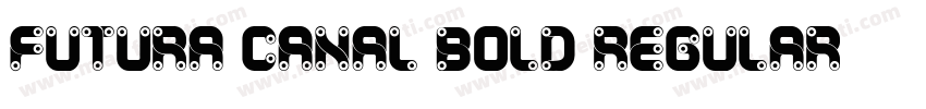 Futura Canal Bold Regular字体转换